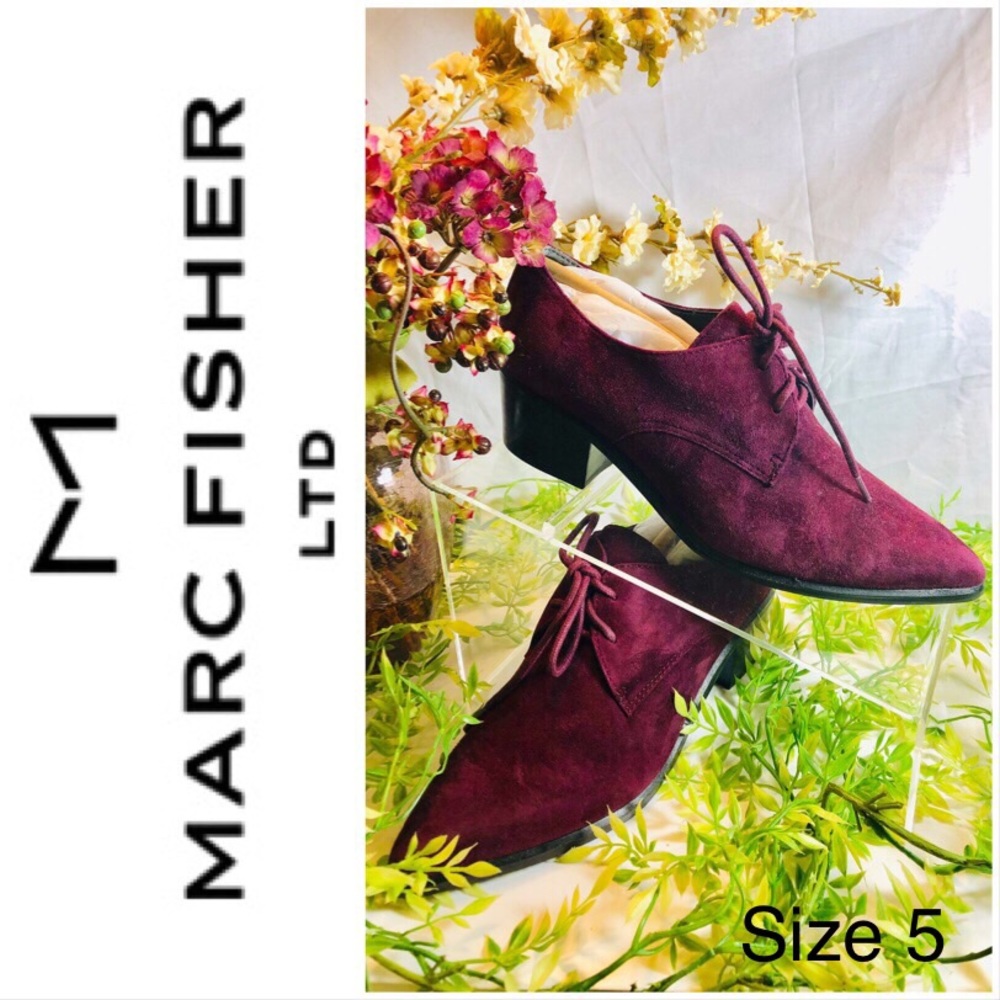🍂Marc Fisher Etta Suede Oxford